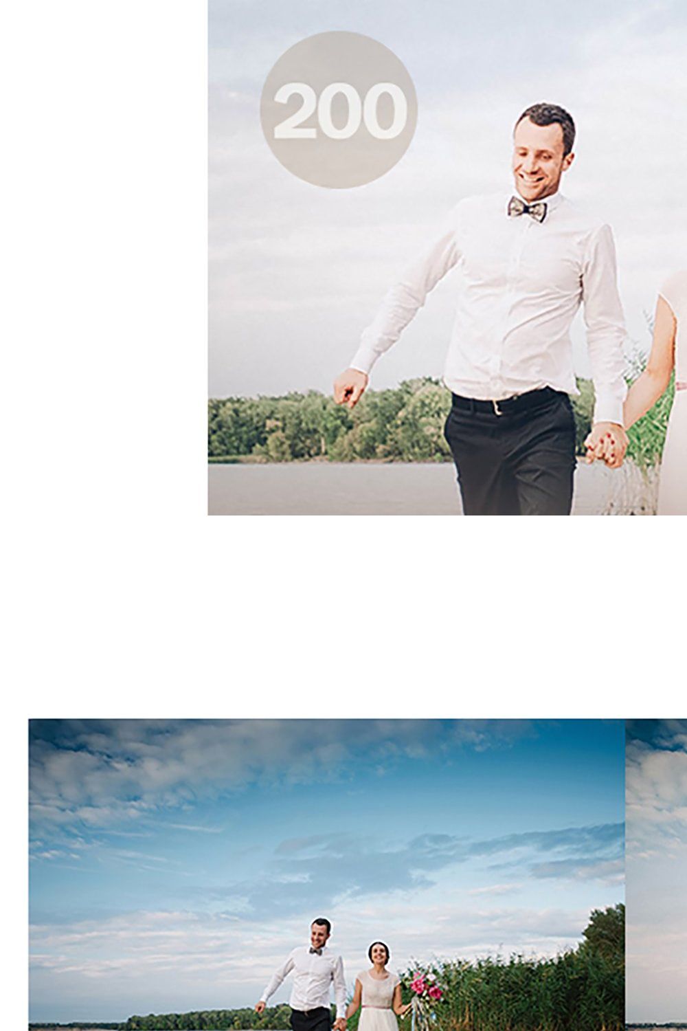 Wedding Day Lightroom Presets pinterest preview image.