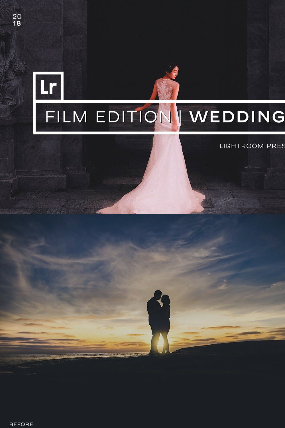 Wedding Lightroom Presets pinterest preview image.