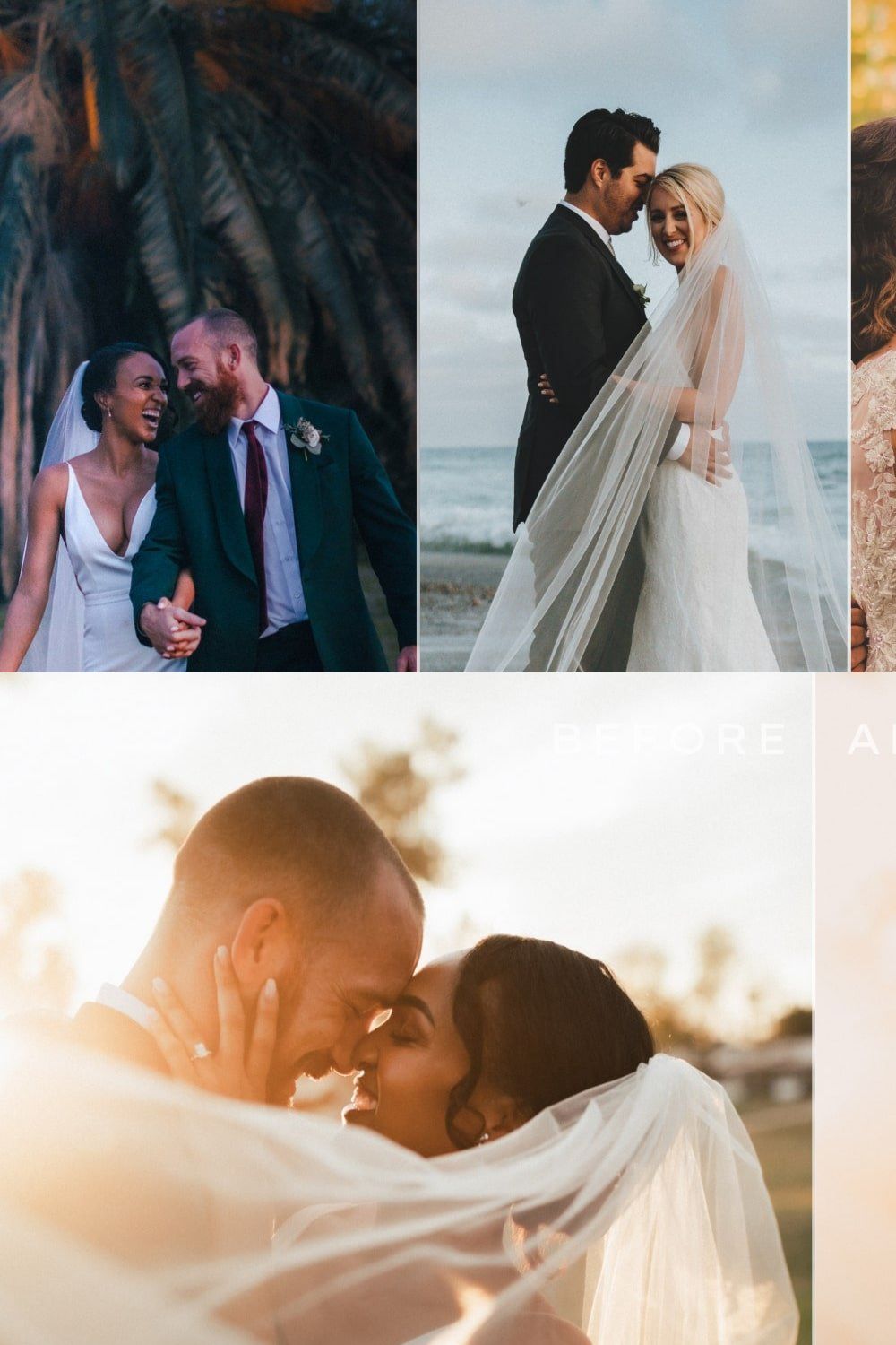 Wedding Lightroom Presets Bundle V1 pinterest preview image.