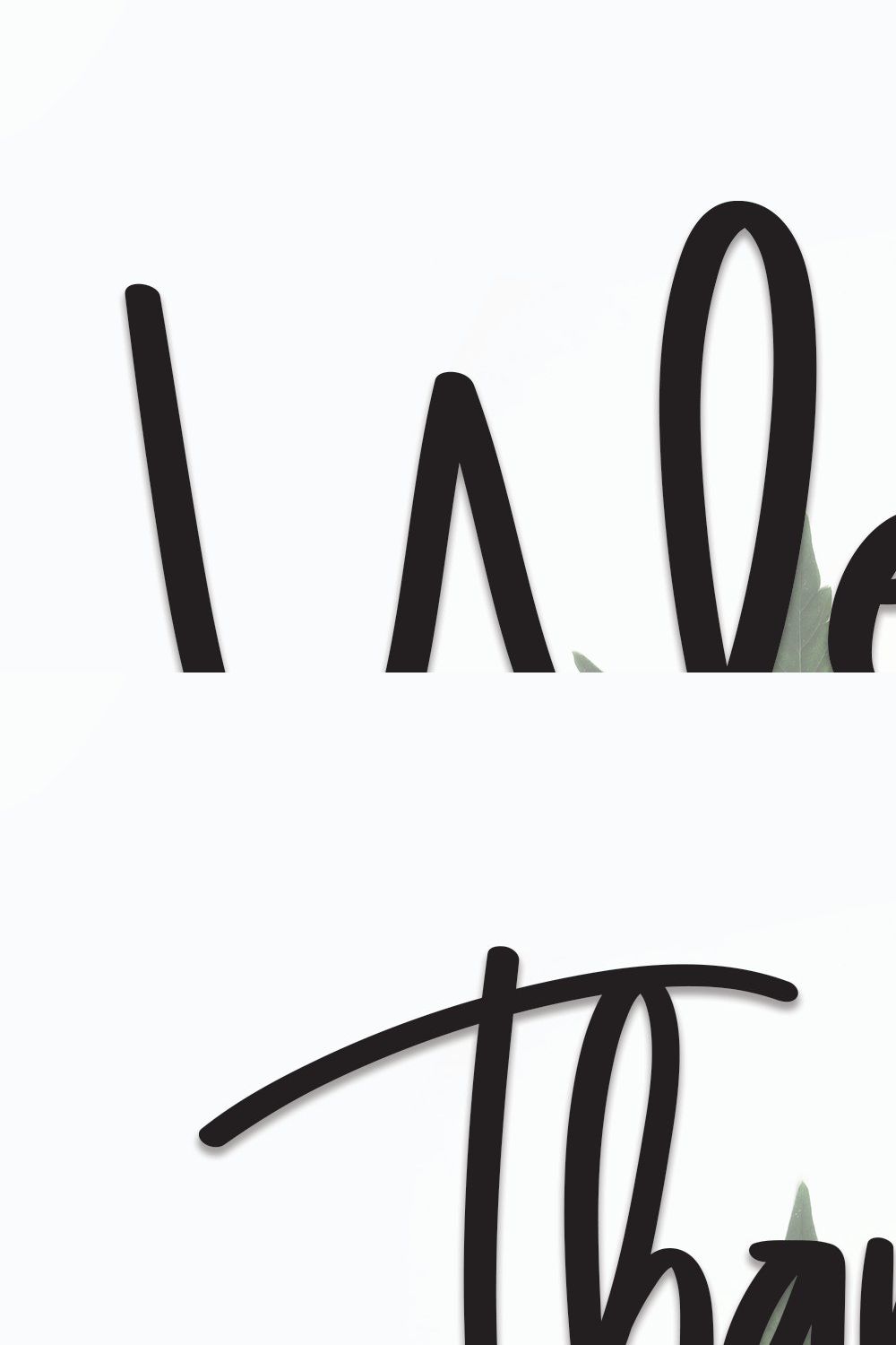 Weed | Script Font pinterest preview image.