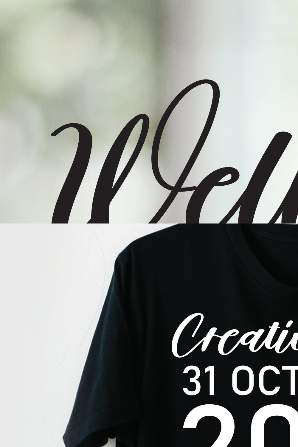 Wellove | Script Font pinterest preview image.