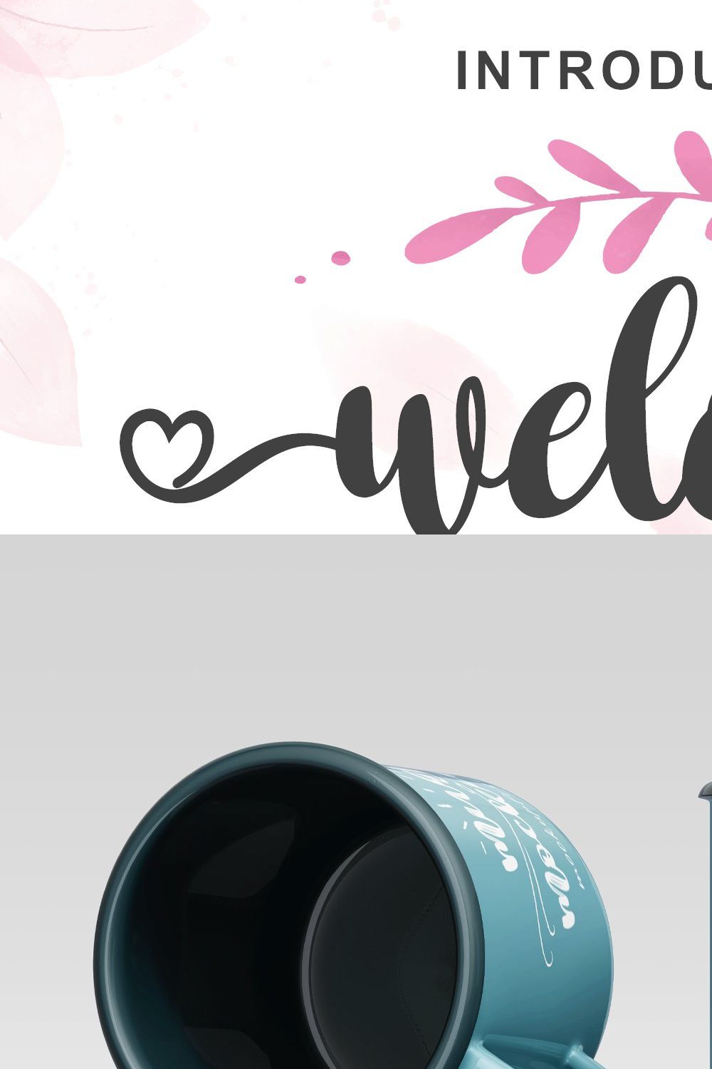 welove - lovely font pinterest preview image.