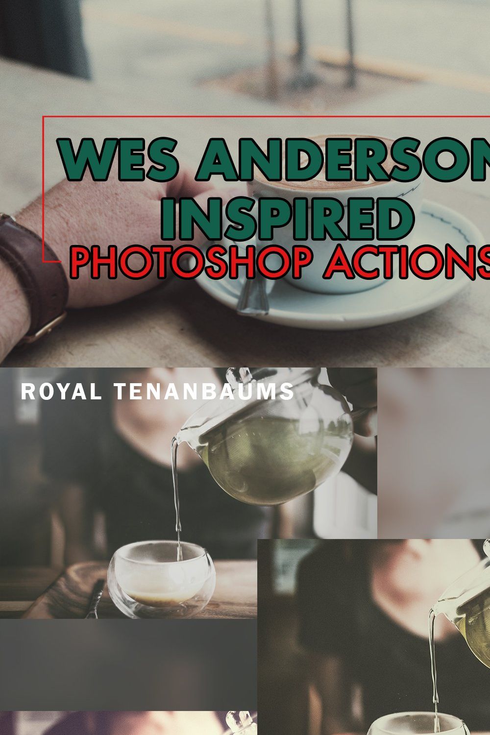 Wes Anderson-Inspired Actions for PS pinterest preview image.