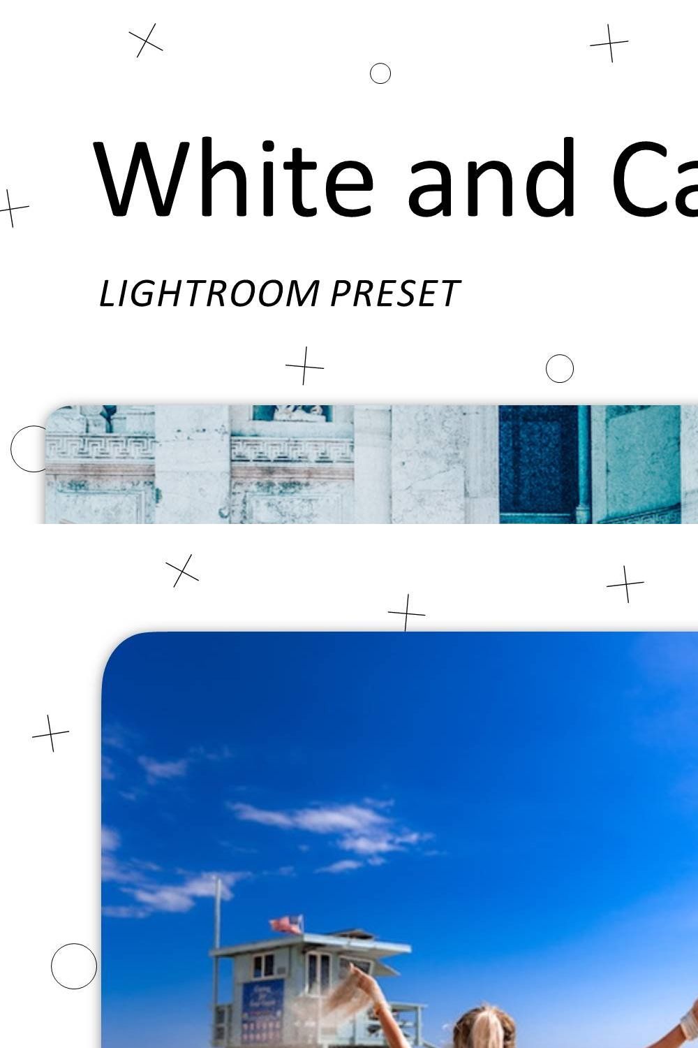 White Cappuccino - Lightroom Presets pinterest preview image.