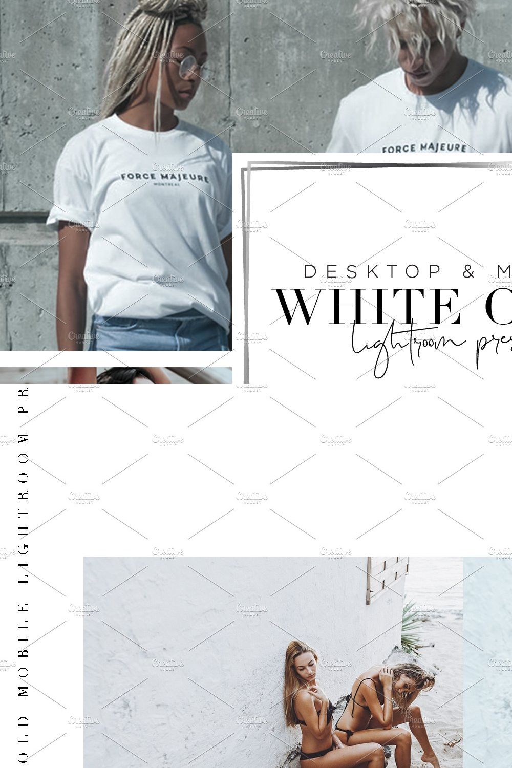WHITE COLD - Lightroom Presets pinterest preview image.