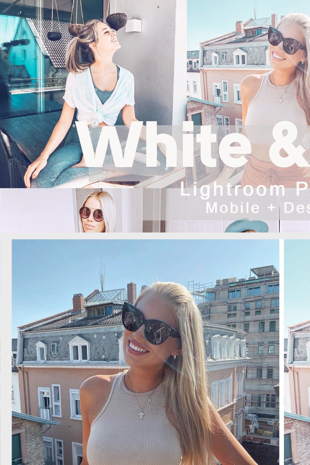 White&Bright - Lightroom Presets pinterest preview image.