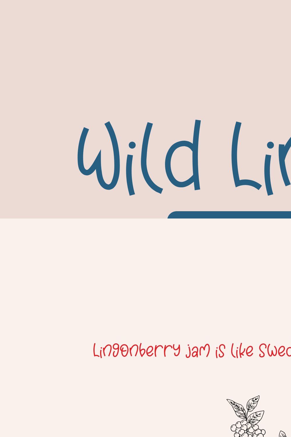 Wild Lingon pinterest preview image.