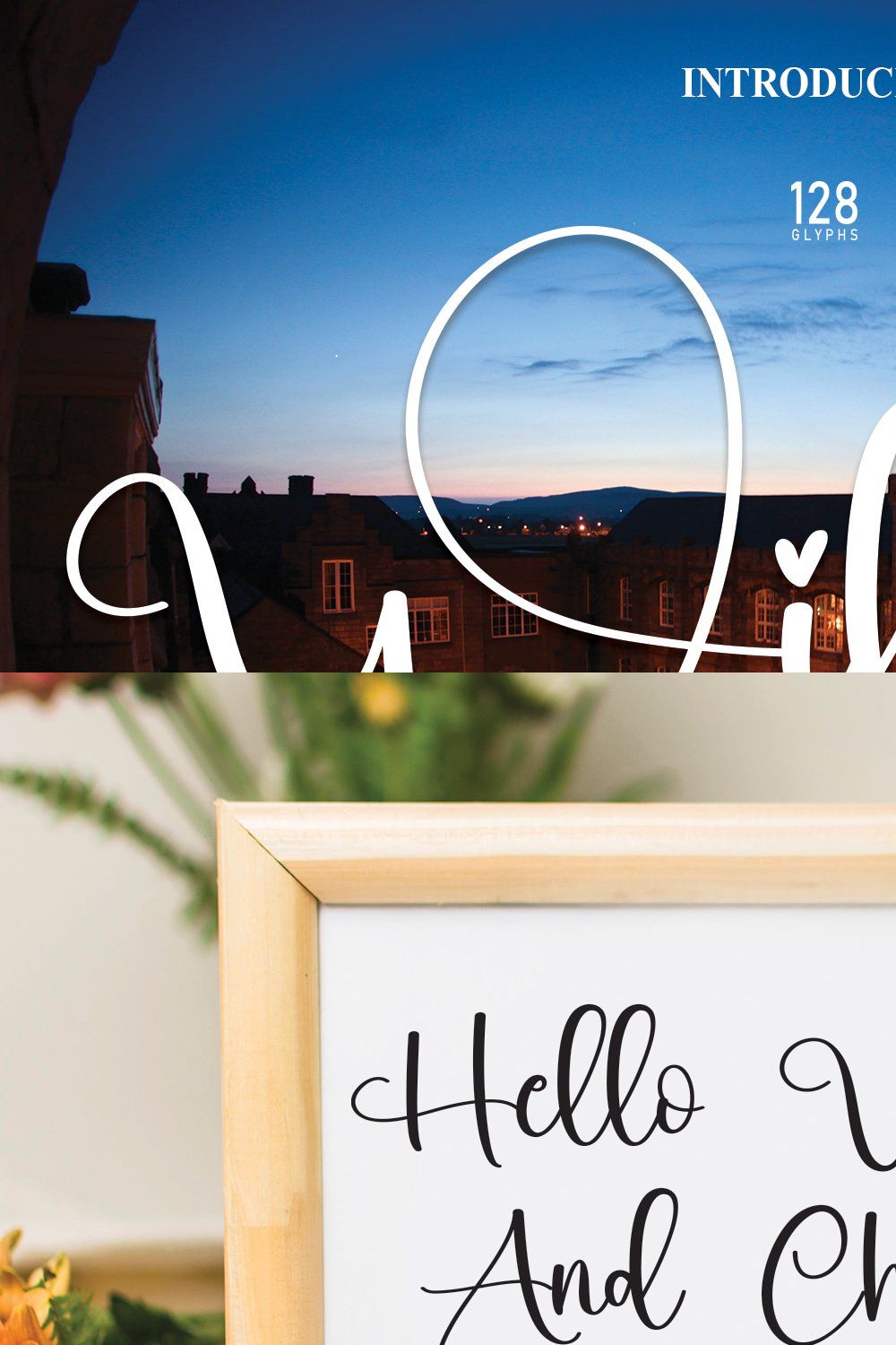 William | Script Font pinterest preview image.