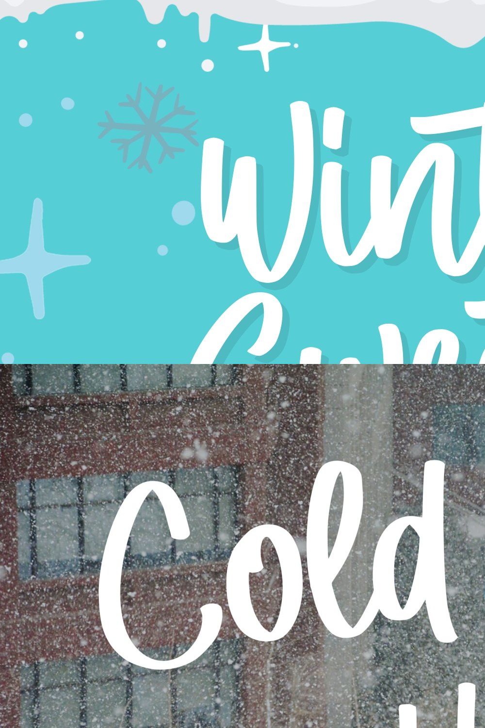 Winter Sweety pinterest preview image.