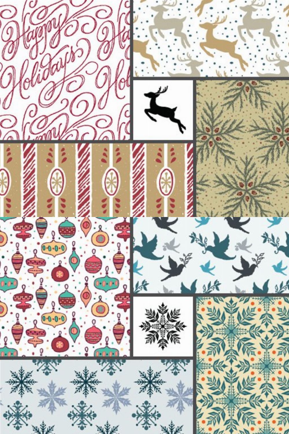 Winter Wallflowers pinterest preview image.