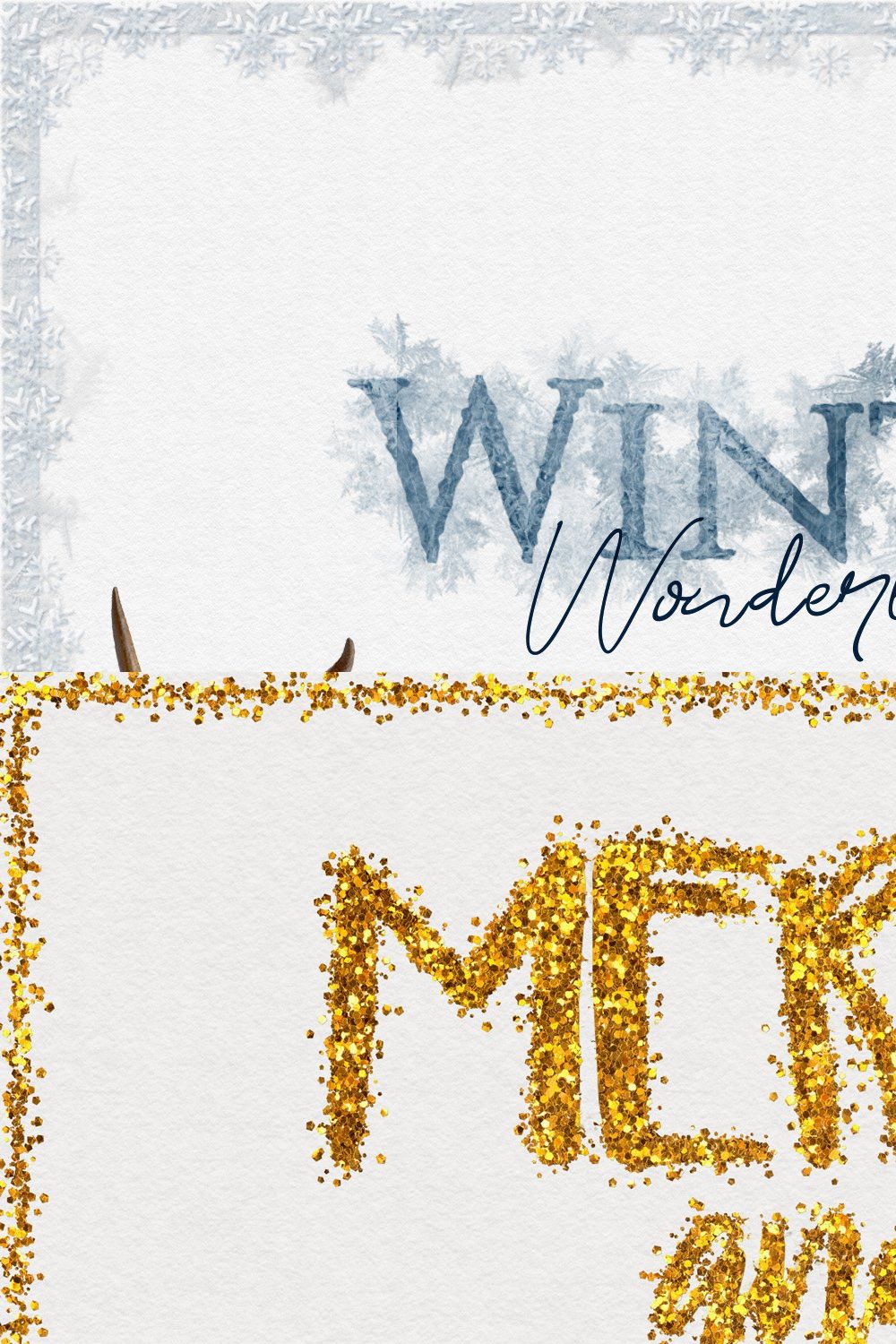 Winter Wonderland Style Kit pinterest preview image.
