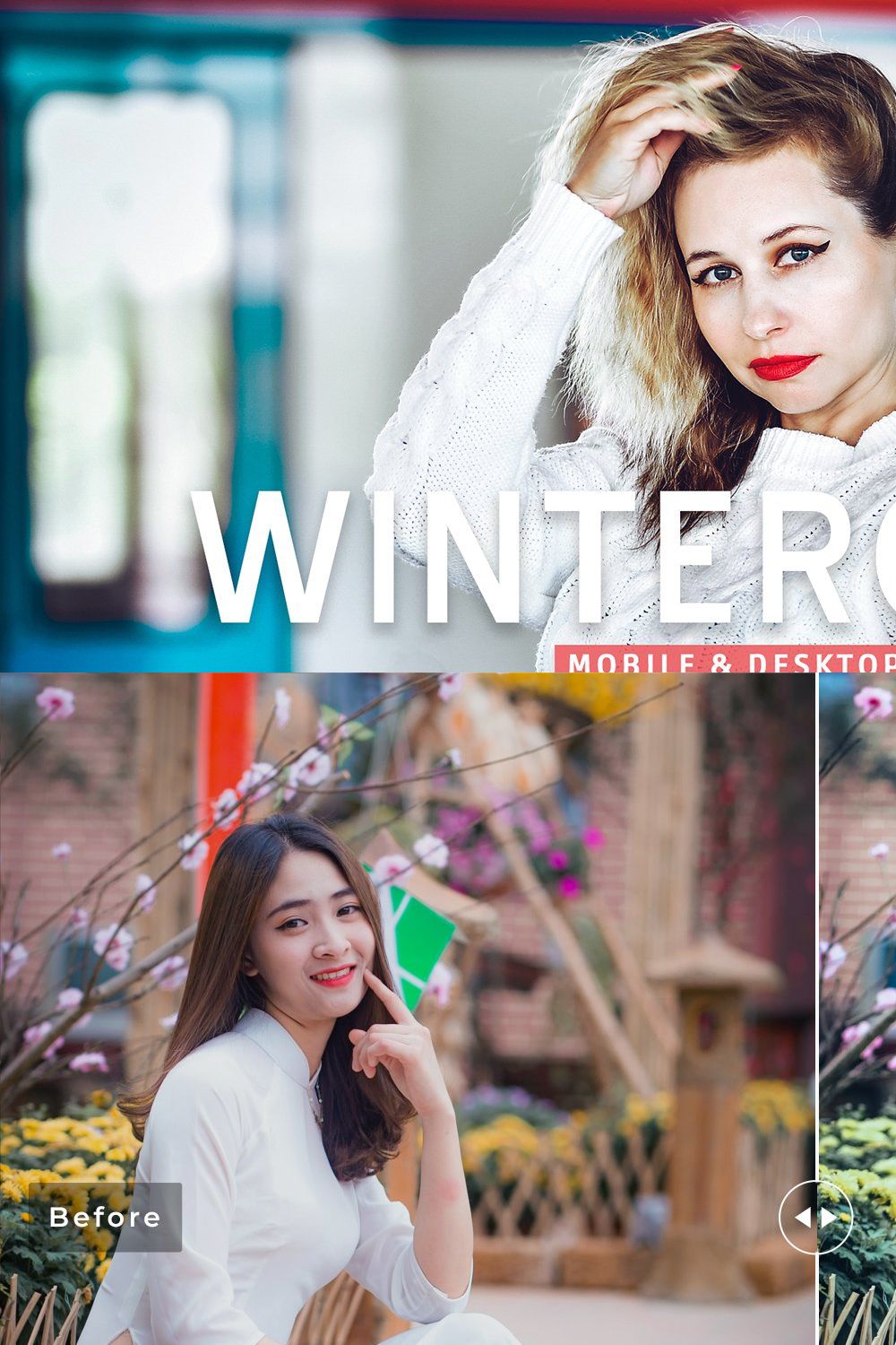 Wintergreen Pro Lightroom Presets pinterest preview image.