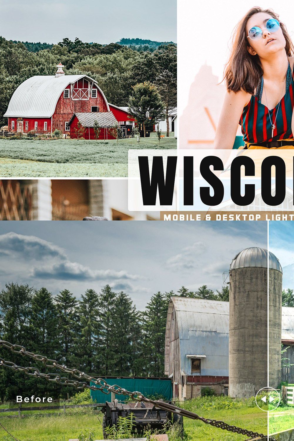 Wisconsin Pro Lightroom Presets pinterest preview image.