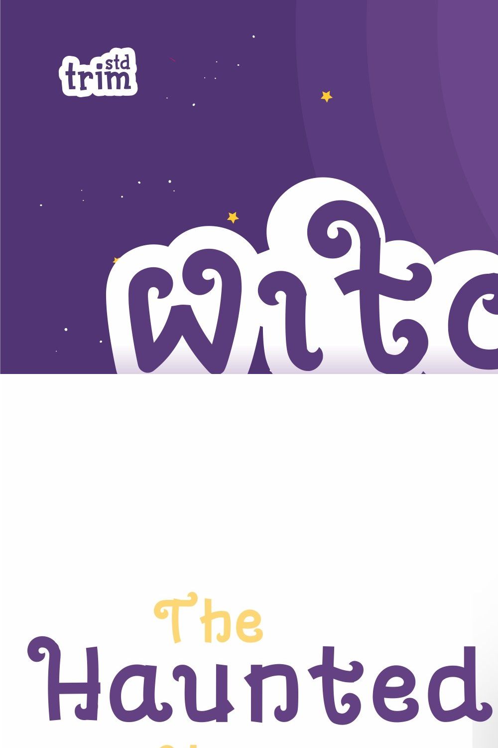 Witches Quirky Display Font pinterest preview image.