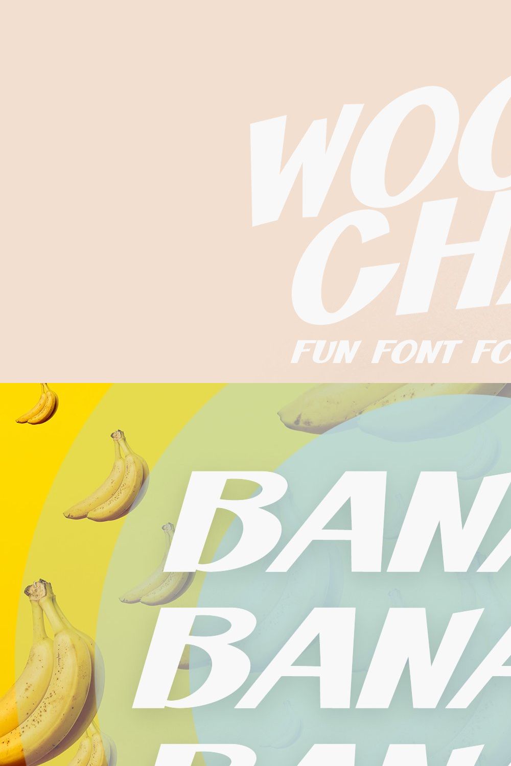 Wogacha - Fun Font For You pinterest preview image.