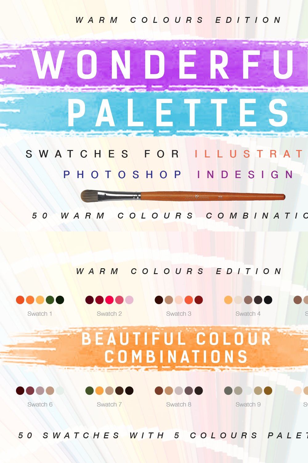 Wonderful Palettes - Vol.1 pinterest preview image.