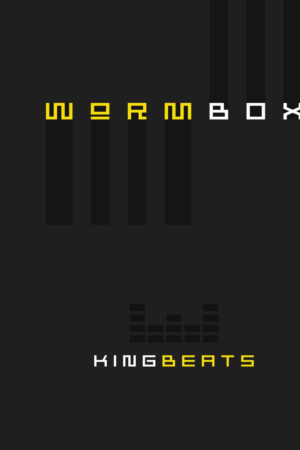 WormBox - Fixed height modular font pinterest preview image.