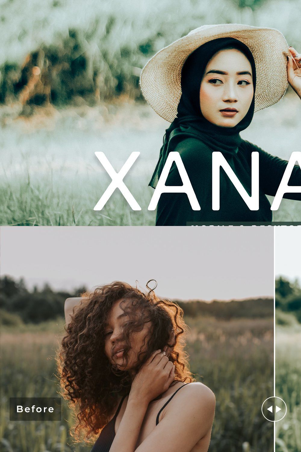 Xanadu Pro Lightroom Presets pinterest preview image.