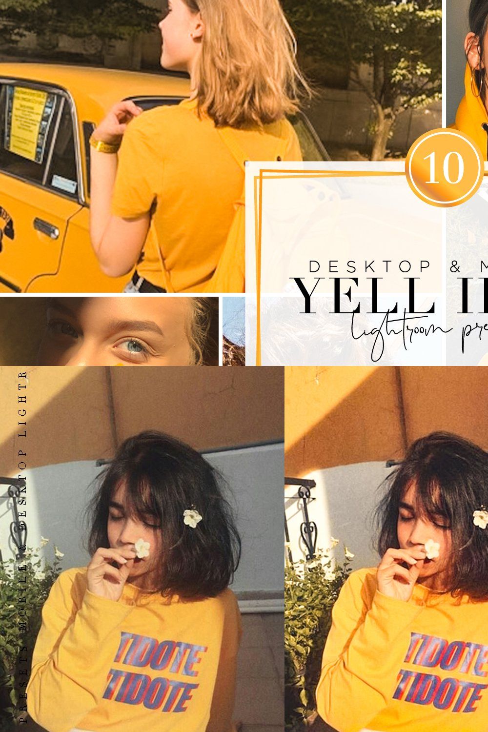 YELL HOW - Lightroom Presets pinterest preview image.