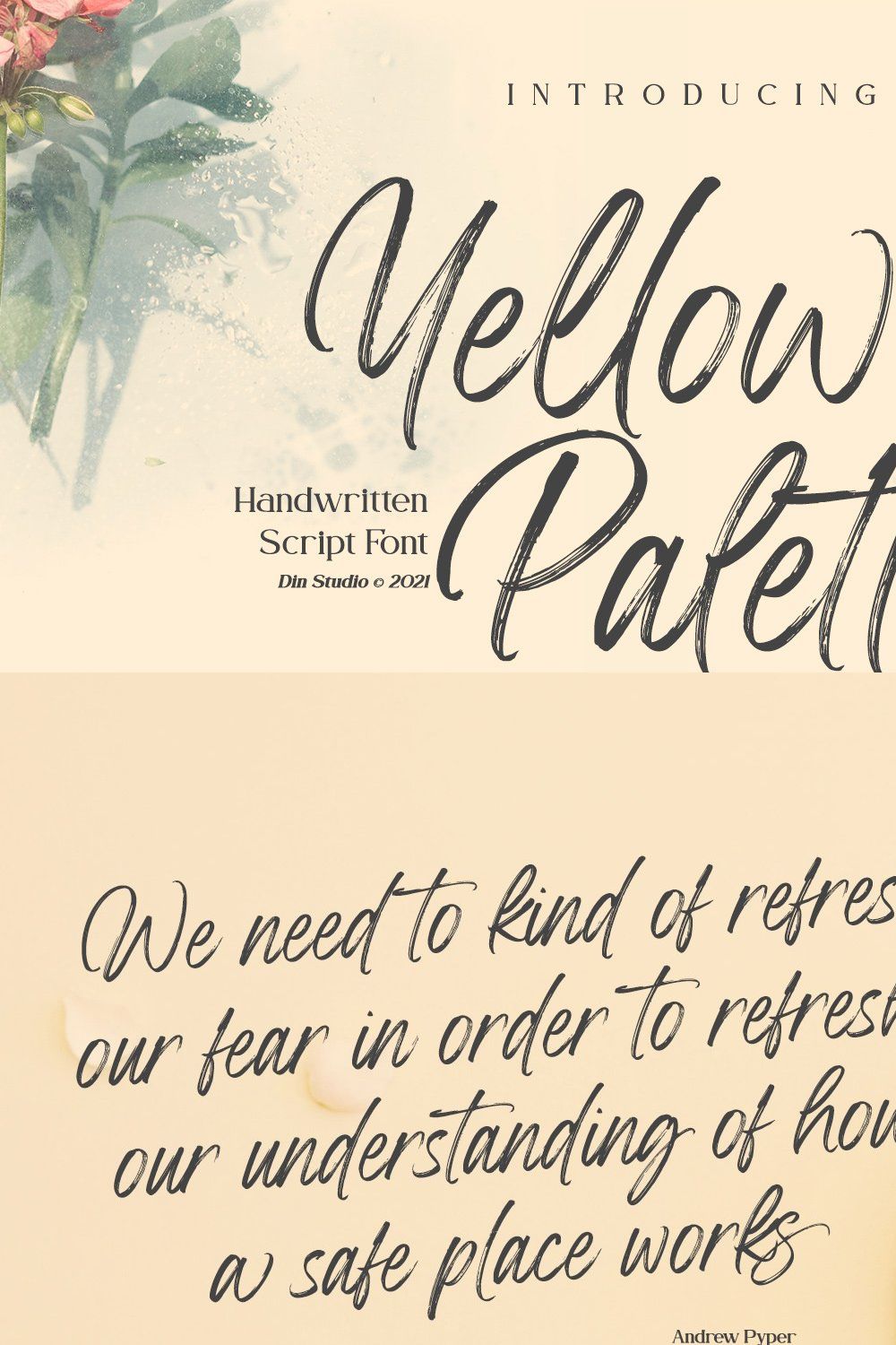 Yellow Palette pinterest preview image.