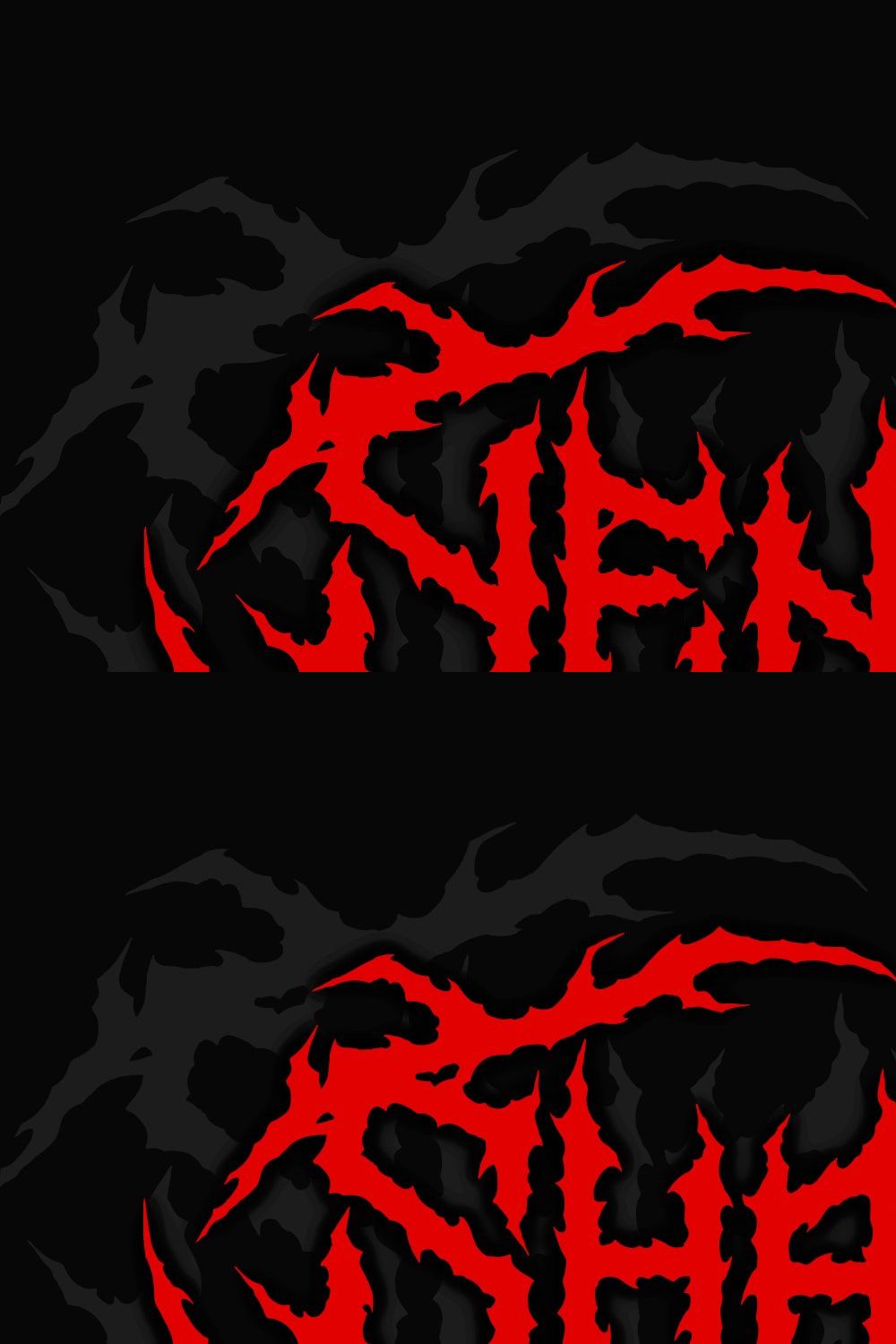 Yenisack | Black Metal Font Vol. 5 pinterest preview image.