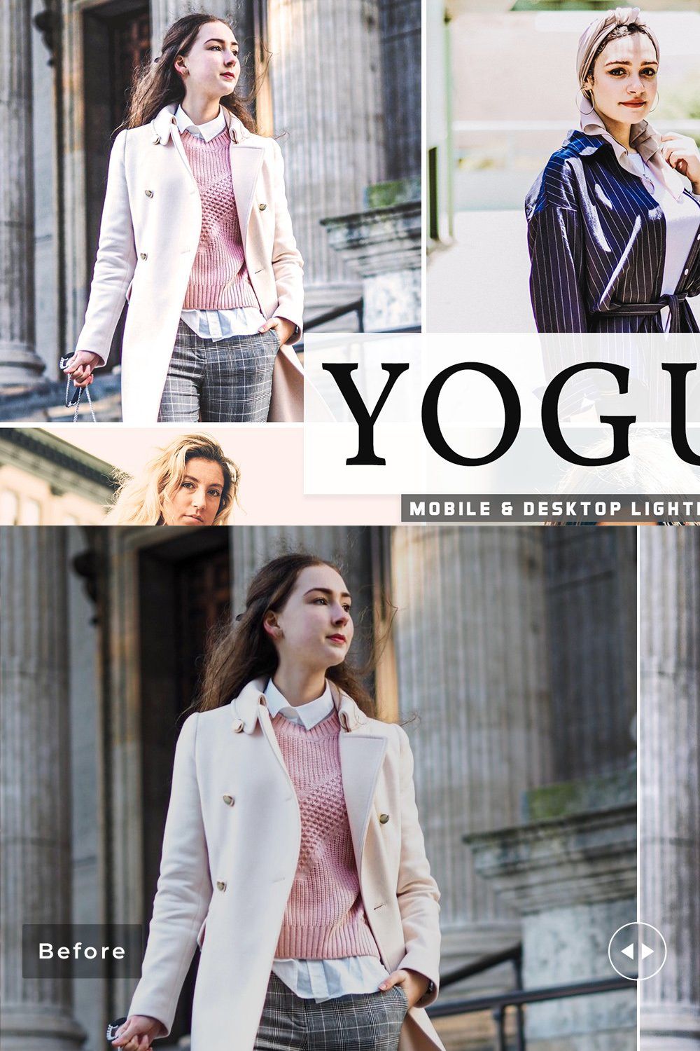 Yogurt Lightroom Presets Pack pinterest preview image.