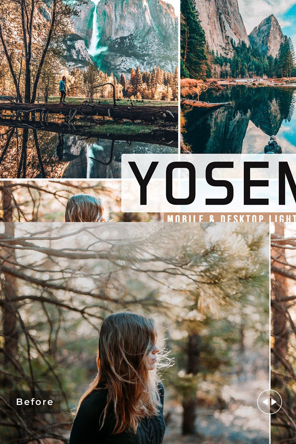 Yosemite Pro Lightroom Presets pinterest preview image.