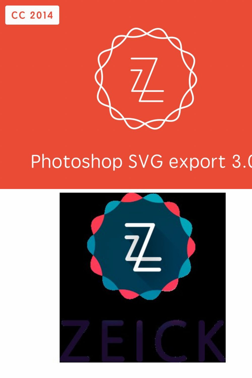 Zeick - Photoshop SVG export 5% OFF pinterest preview image.