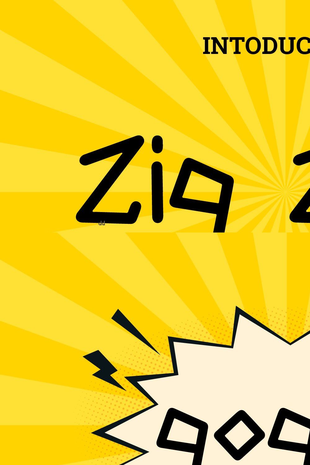 Zig Zag pinterest preview image.