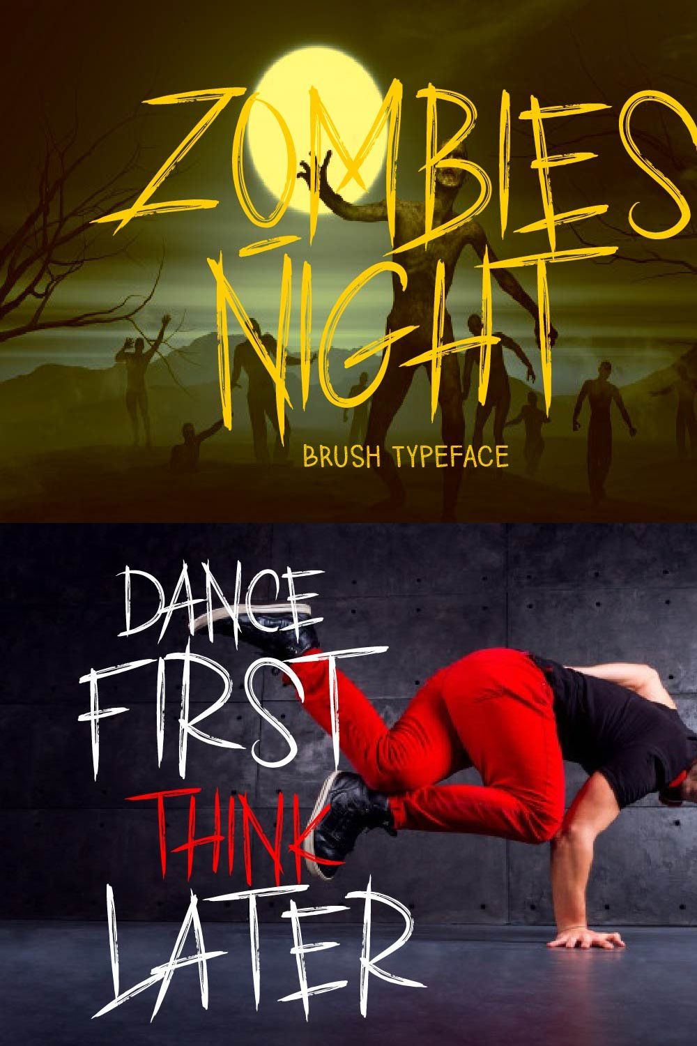 ZOMBIES NIGHT pinterest preview image.