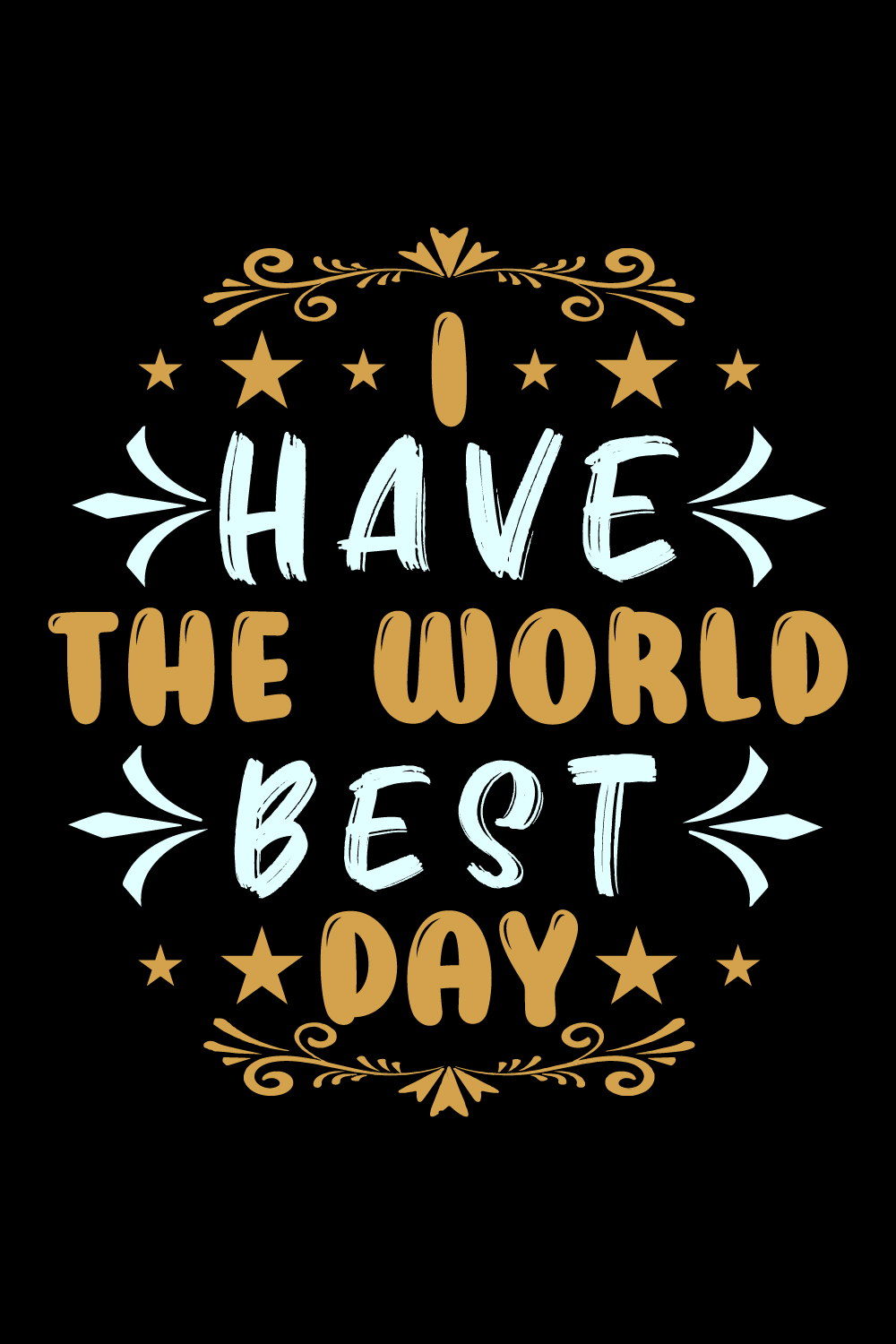 The world best day t shirt pinterest preview image.