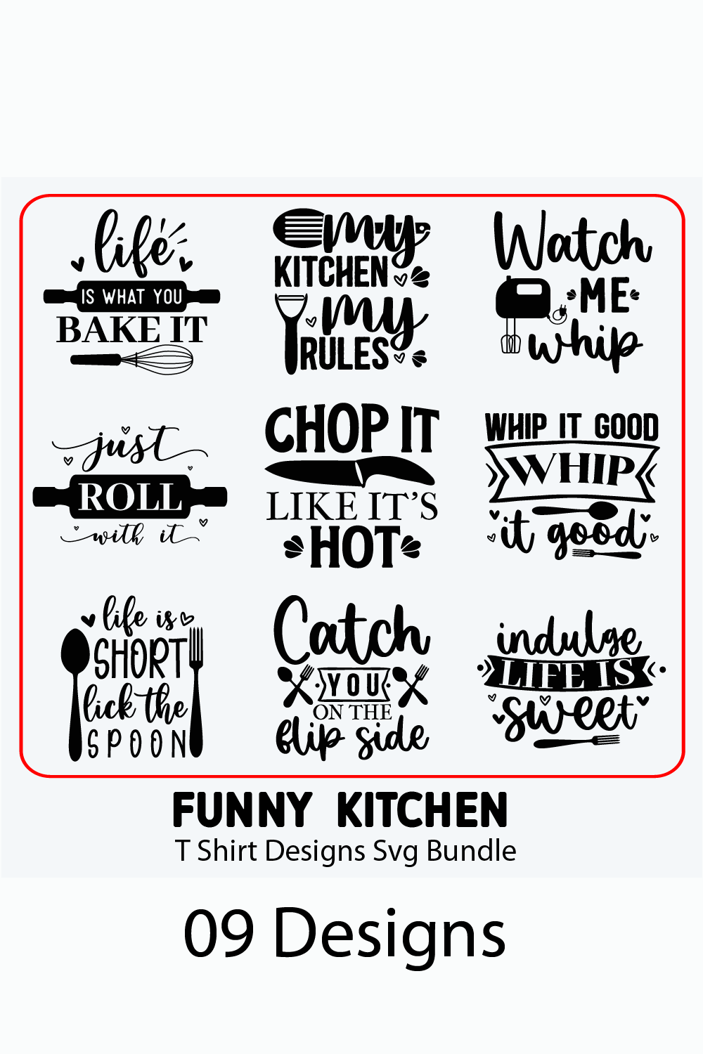 Funny Kitchen T Shirt Designs SVG Designs pinterest preview image.