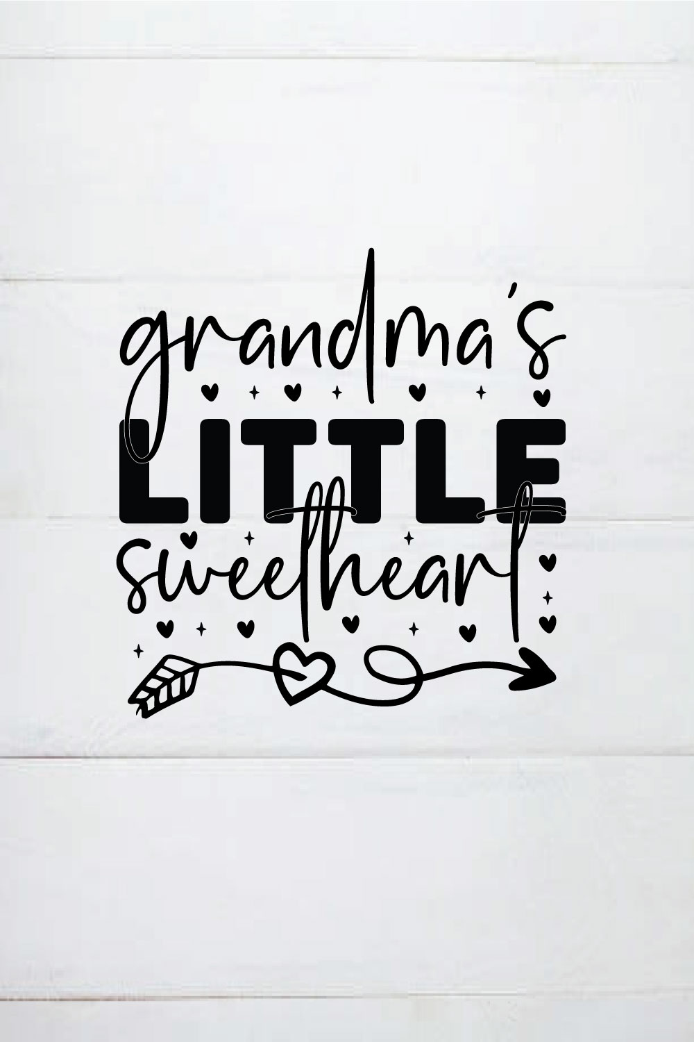 grandma\'s little sweetheart shirt pinterest preview image.