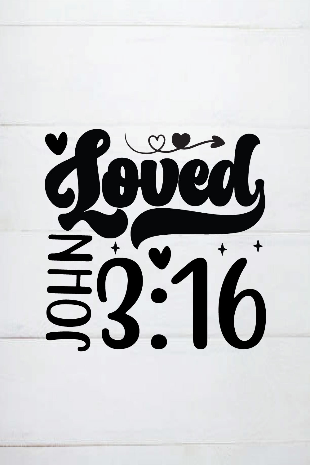 loved john 3:16 svg, valentine shirt pinterest preview image.