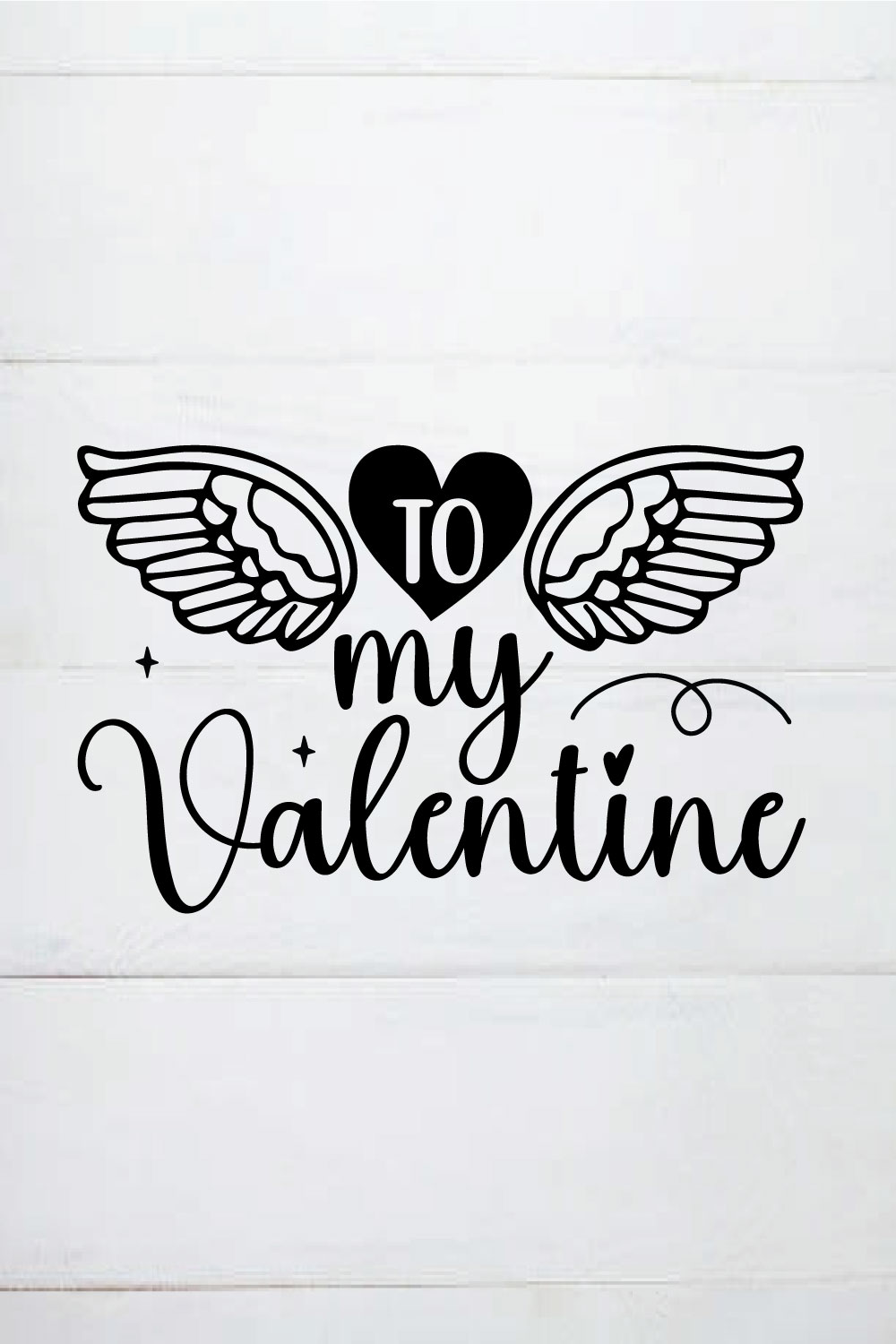 to my valentine shirt pinterest preview image.