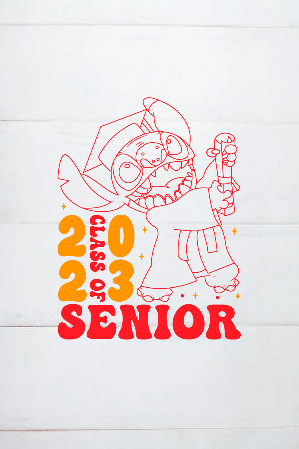CLASS OF 2023 SENIOR SHIER, GRADUATION DESIGNS ,SVG, DXF pinterest preview image.