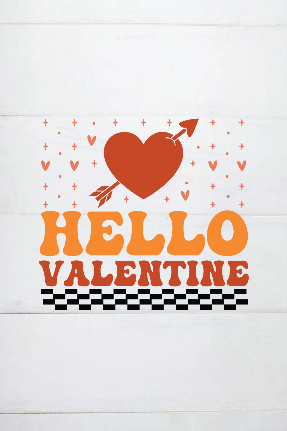 hello valentine retro pinterest preview image.