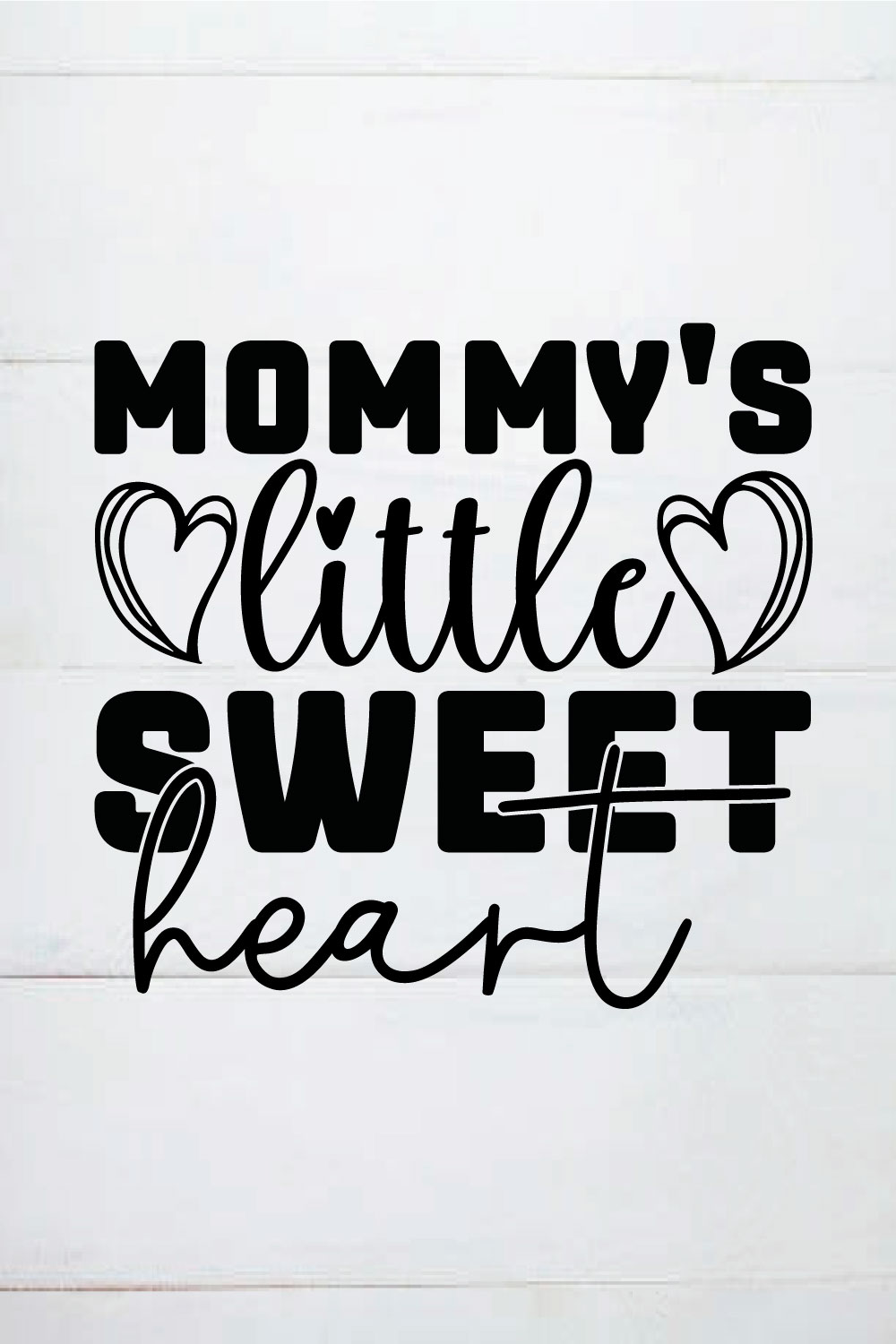 mommy\'s little sweetheart shirt pinterest preview image.