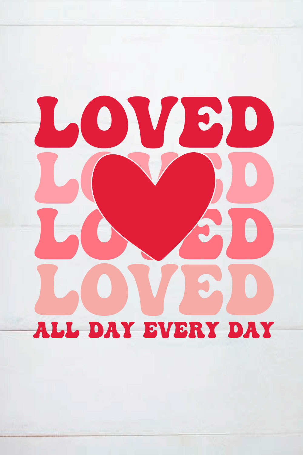 loved all day every day retro pinterest preview image.