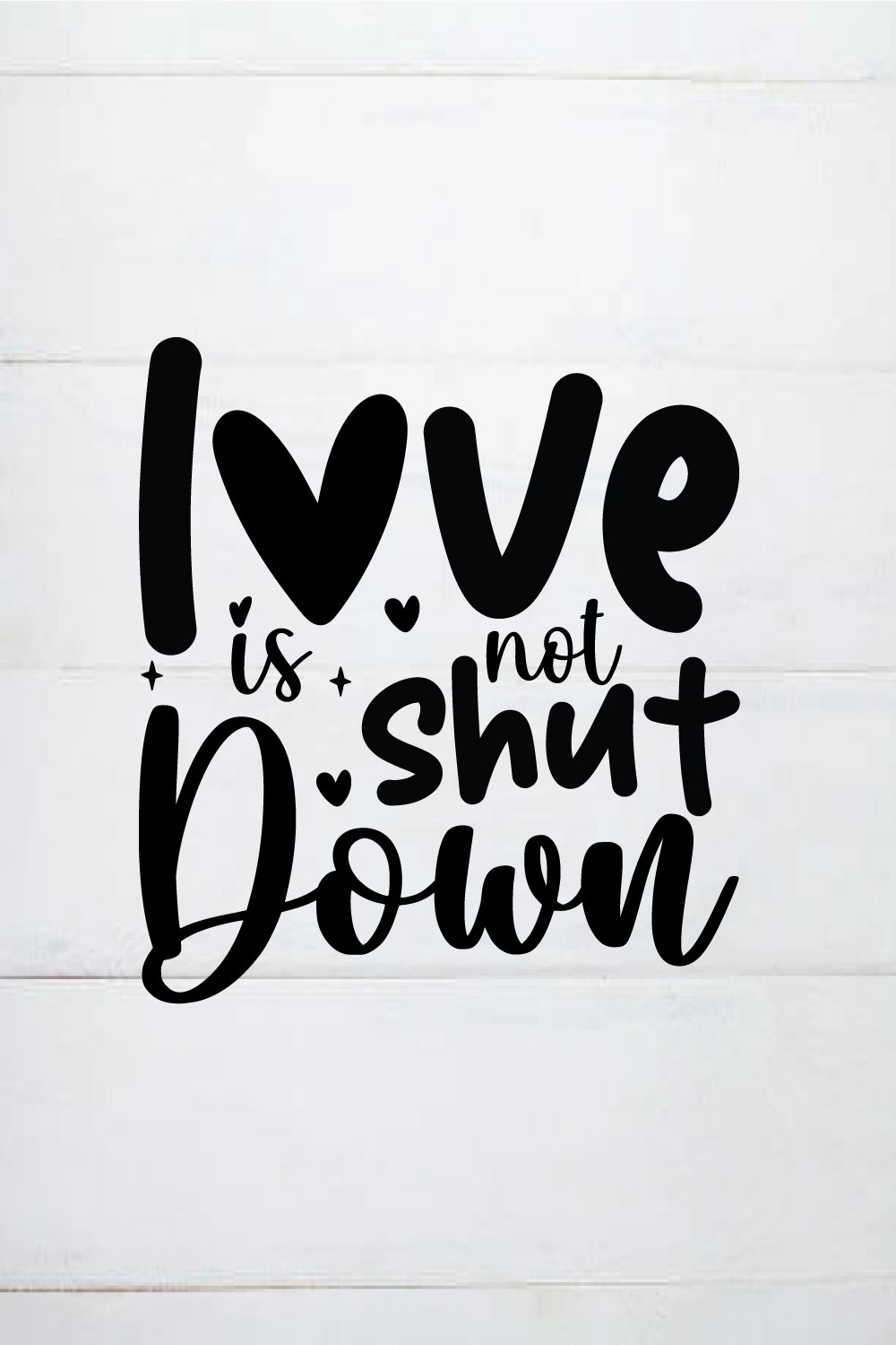 love is not shut down shirt pinterest preview image.