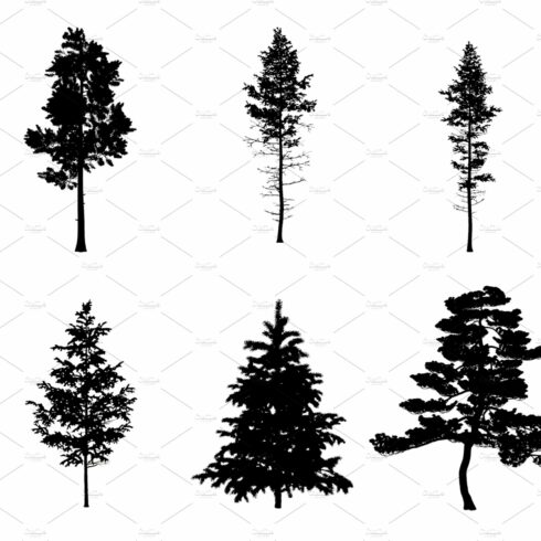 Pine Tree Photoshop Brushescover image.