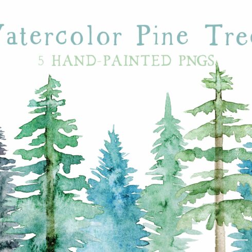 Watercolor Pine Trees cover image.