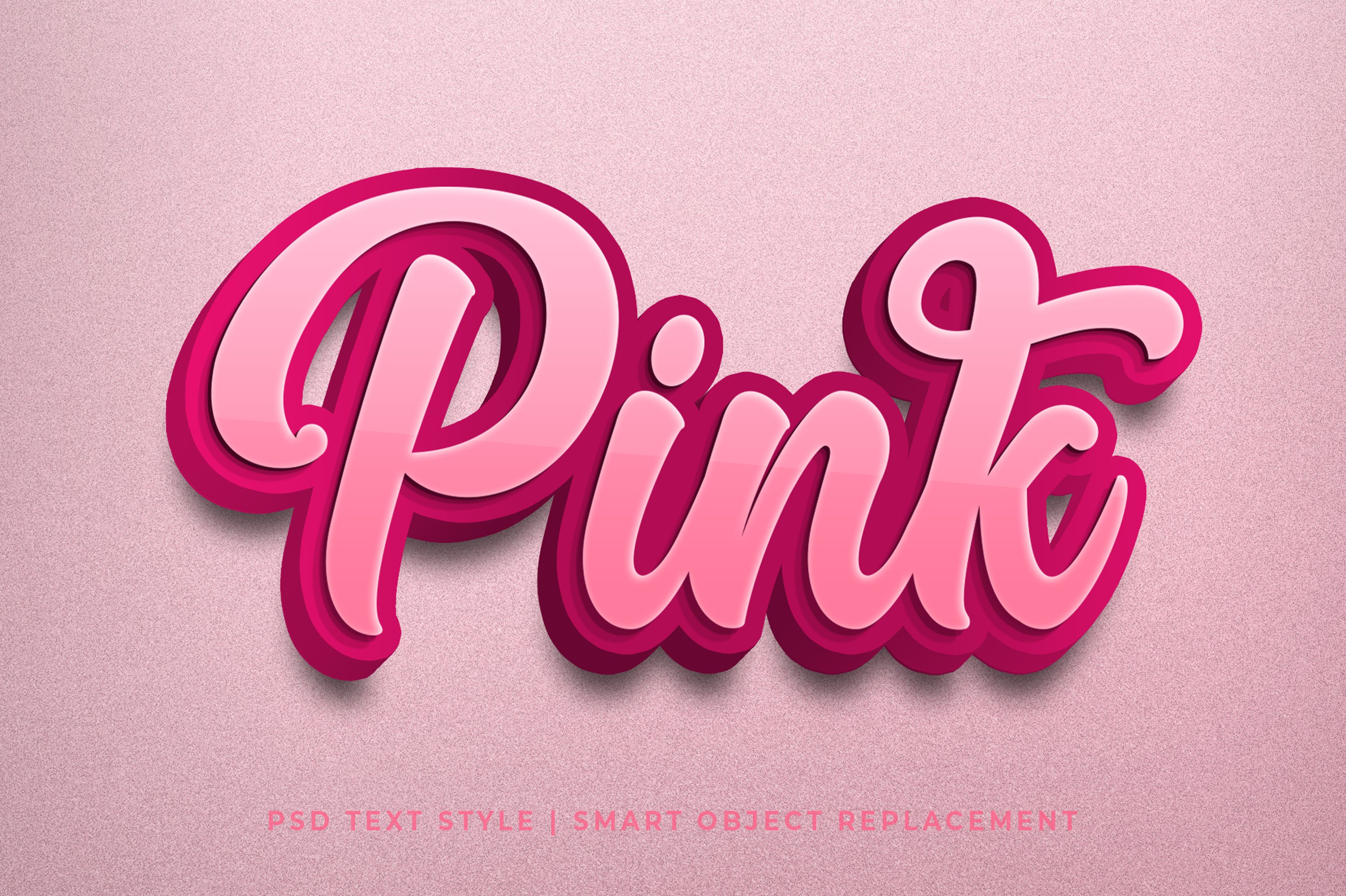 Pink Text Style Effect Mockupcover image.