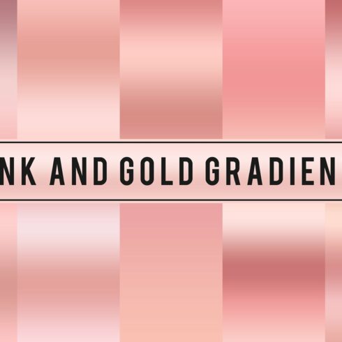 Pink And Gold Gradientscover image.
