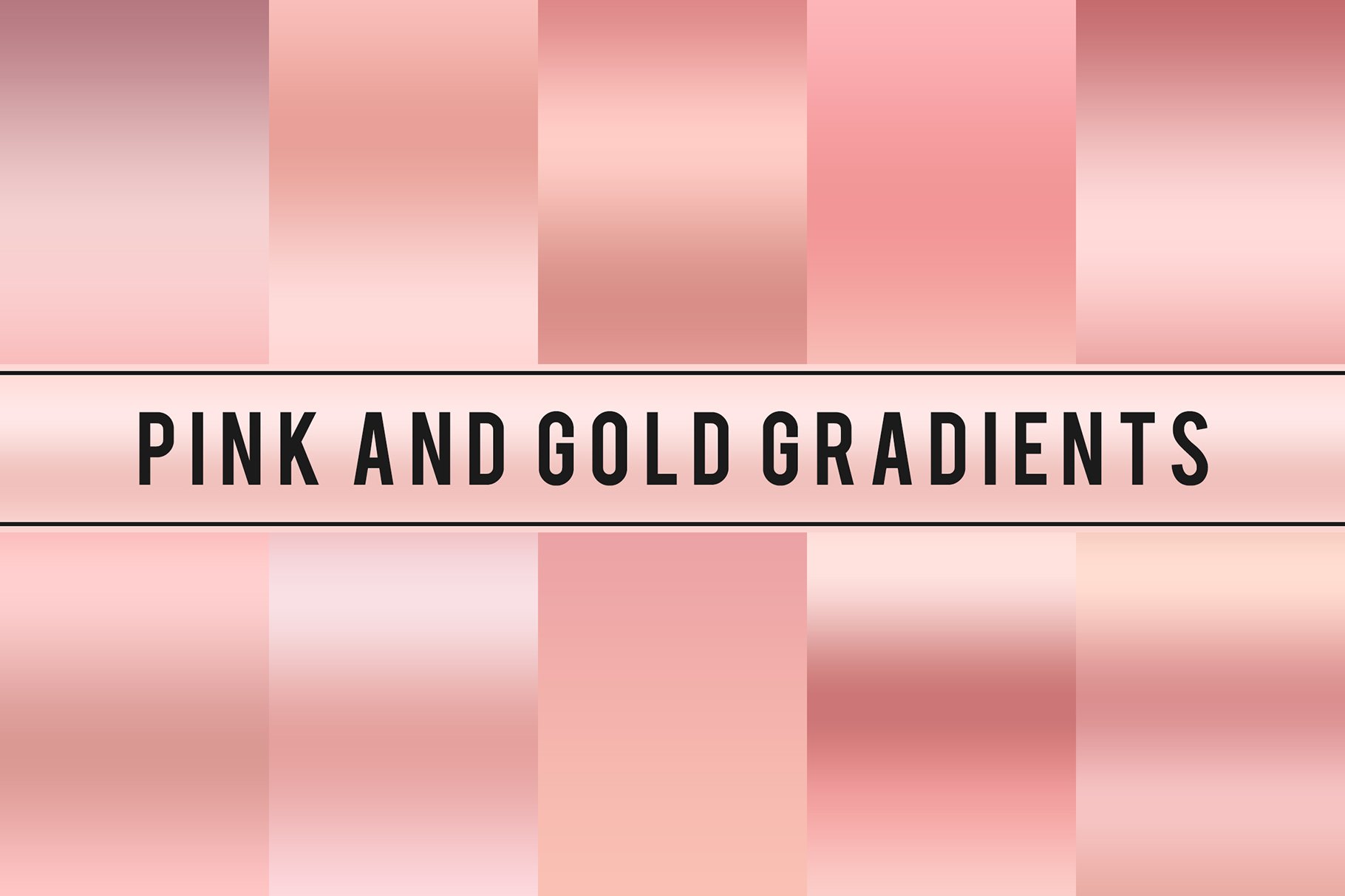 Pink And Gold Gradientscover image.