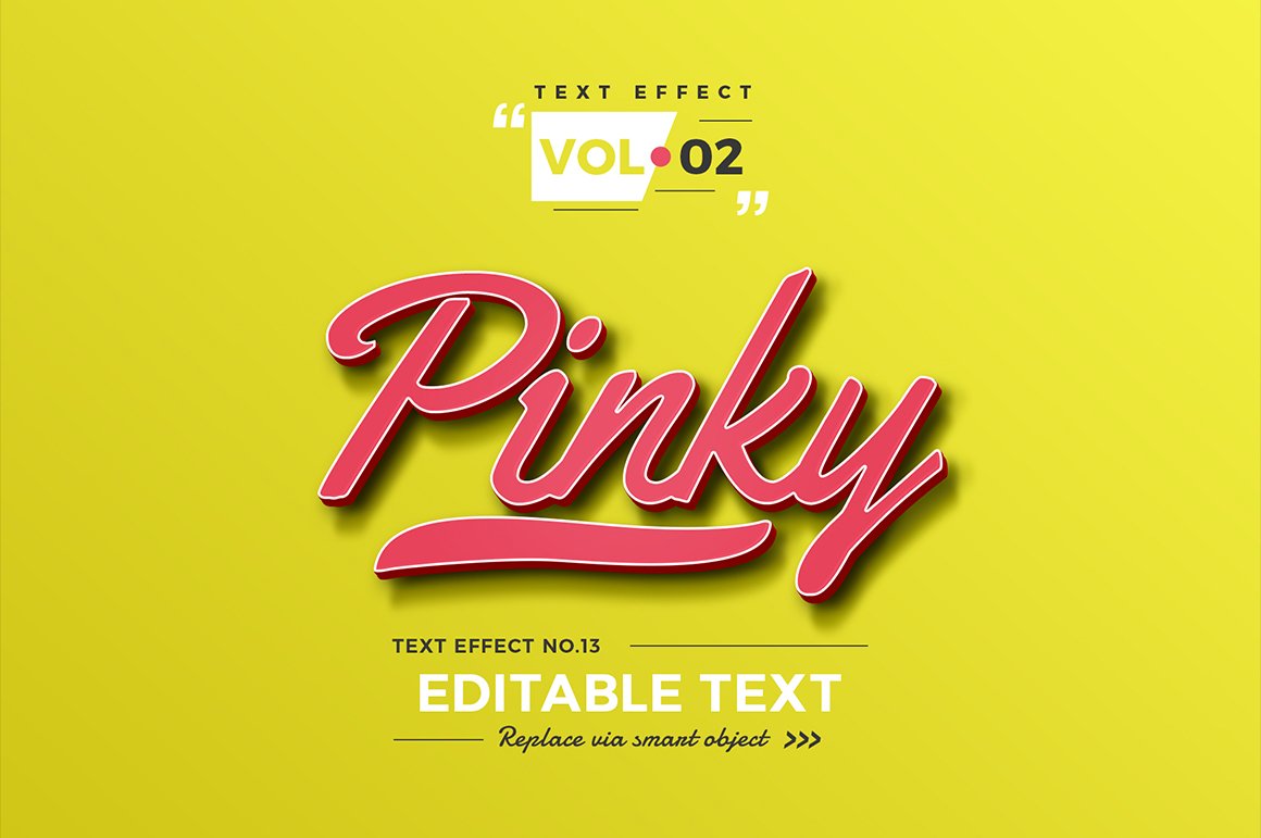 pink text effect layer style 37