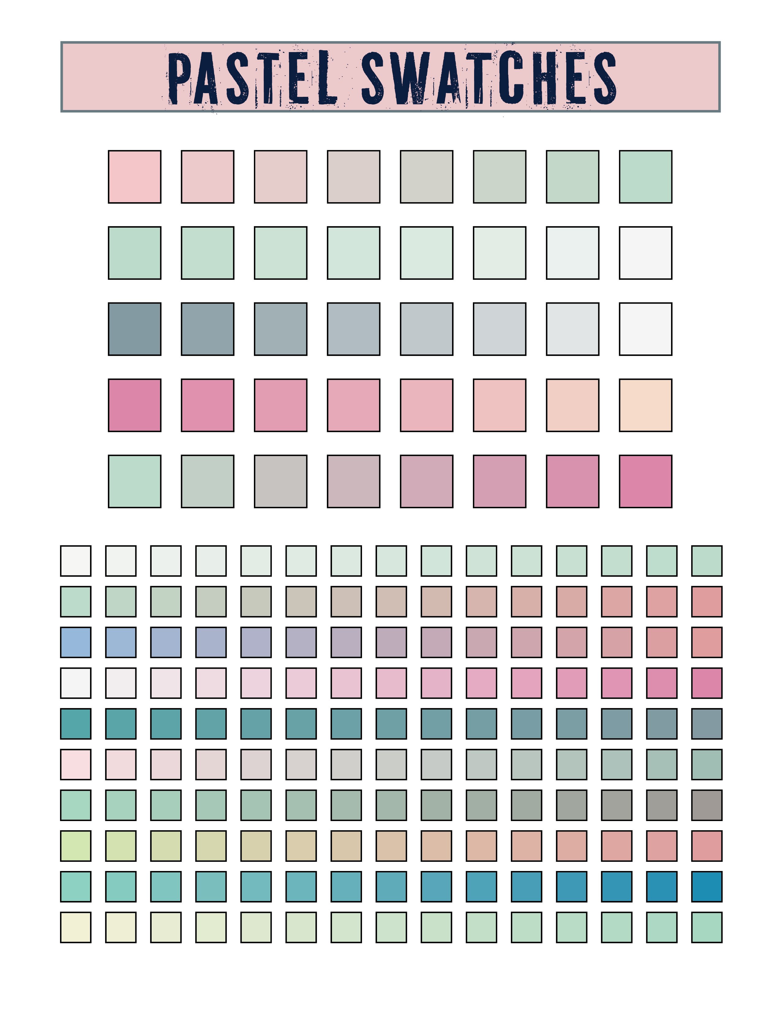 pinkbluegreenpastel swatches 01 338