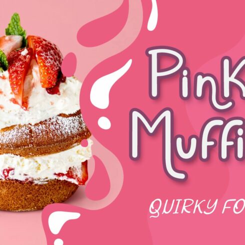 Pinky Muffin - Quirky Food Font cover image.