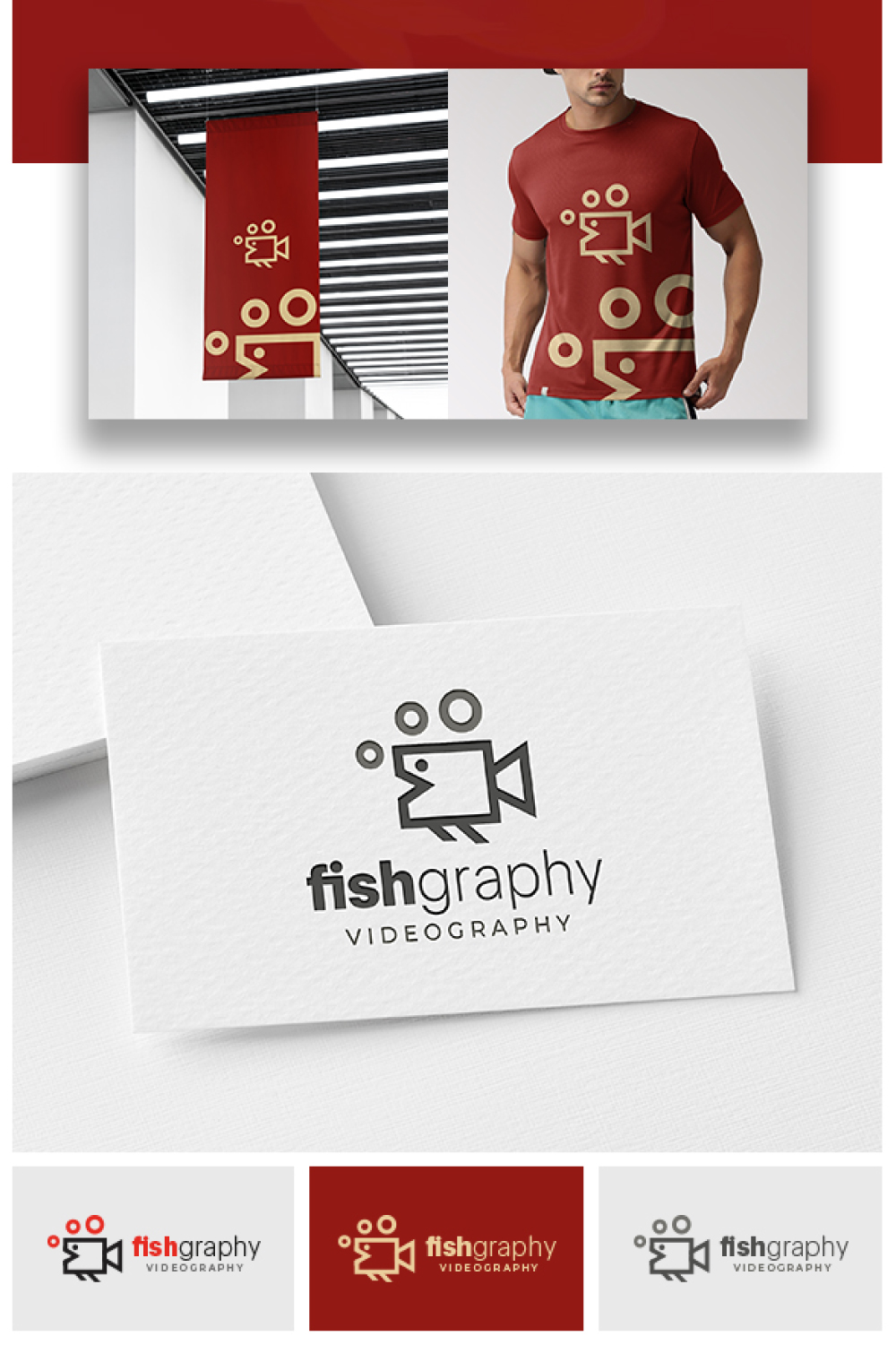 Fishgraphy Logo pinterest preview image.