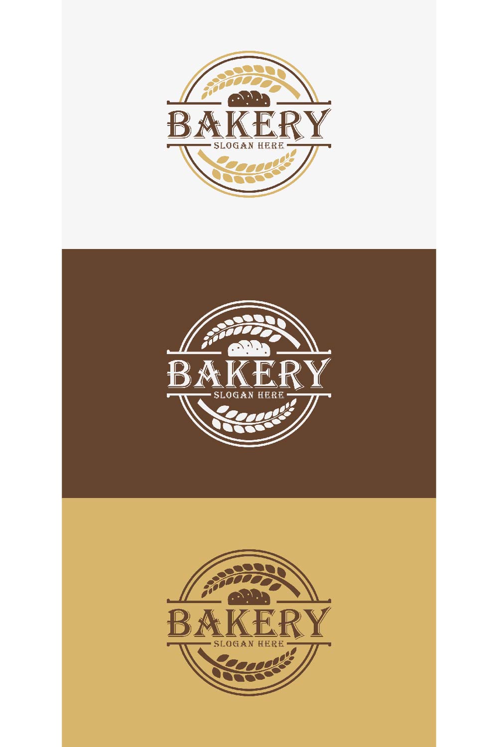 Bakery Logo Design pinterest preview image.